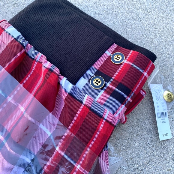 New York & Co. Plaid High Waist Jogger Pant - Picture 15 of 16